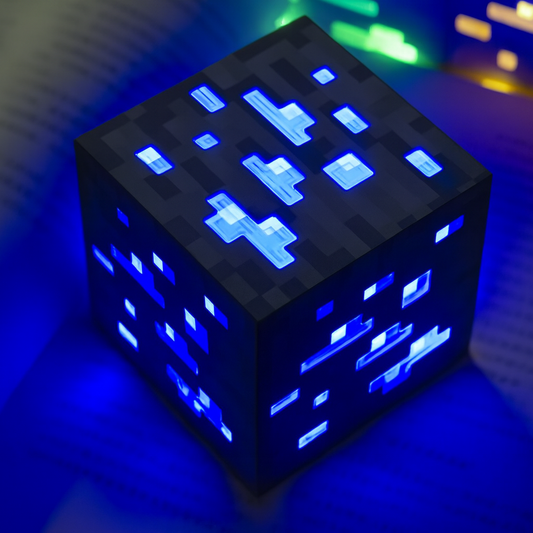 Bedrock Supply LED Ore Blocks - Minecraft Wall & Desk Light