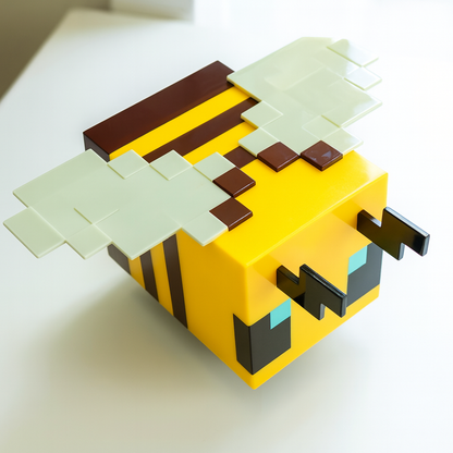 Bedrock Supply LED Bee - Minecraft Wall & Desk Light