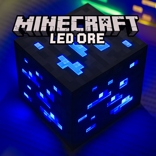 Bedrock Supply LED Ore Blocks - Minecraft Wall & Desk Light
